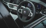 11 alpina d3 touring 2021 uk first drive review steering wheel
