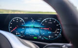Mercedes-Benz A250e 2020 road test review - instruments