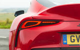 Toyota GR Supra 2019 road test review - rear lights