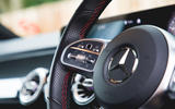 Mercedes-Benz GLB 2020 road test review - steering wheel controls