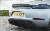 Porsche 718 Spyder 2020 road test review - exhausts