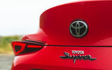 Toyota GR Supra 2019 road test review - rear badge