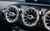 Mercedes-Benz A250e 2020 road test review - air vents