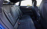 16 BMW i4 M50 2021 first drive review rear seats