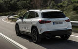 Mercedes-Benz GLA 2020 road test review - on the road rear