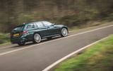 17 alpina d3 touring 2021 uk first drive review cornering rear