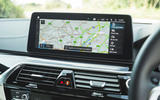 17 BMW 545e 2021 road test review infotainment