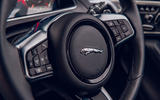 Jaguar F-Type 2020 road test review - steering wheel