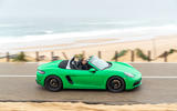 Porsche 718 Boxster GTS 4.0 2020 road test review - hero side