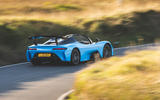 Dallara Stradale 2019 road test review - on the road rear