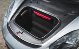 Porsche 718 Spyder 2020 road test review - front boot