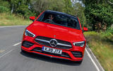 Mercedes-Benz CLA 2019 road test review - on the road nose