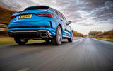 Audi RS Q3 Sportback 2020 road test review - on the road low