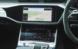 Audi RS6 Avant 2020 road test review - centre console