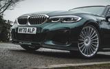 4 alpina d3 touring 2021 uk first drive review front end