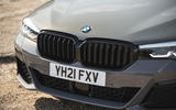 4 BMW 545e 2021 road test review nose