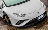 Lamborghini Huracan EVO RWD 2020 road test review - nose