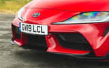 Toyota GR Supra 2019 road test review - front bumper