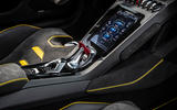 Lamborghini Huracan EVO RWD 2020 road test review - centre console