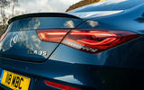 Mercedes-AMG CLA35 2020 road test review - rear lights