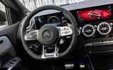Mercedes-AMG GLA 45 S Plus 2020 road test review - steering wheel