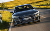 Audi S7 Sportback TDI 2020 road test review - on the road nose