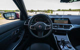 Alpina B3 2020 road test review - steering wheel
