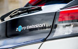 Nissan Leaf 2018 UK review rear badge