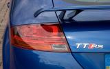 Audi TT RS's rear lights