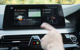 BMW 5 Series touchscreen display