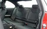 BMW M3 Coupé rear seats