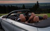 BMW M4 convertible roof down