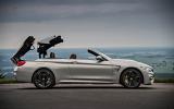 BMW M4 convertible roof closing