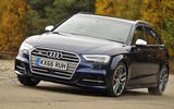 Audi S3 2016-2020 road test review - cornering front