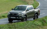 Toyota Hilux Invincible X 2020 UK first drive review - hero front