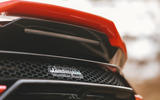 Lamborghini Huracán Spyder 2020 UK first drive review - rear spoiler