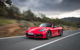 Porsche Boxster T 2019 first drive review - on the road front