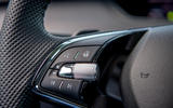 12 Skoda Enyaq 2021 LHD UK first drive steering wheel controls