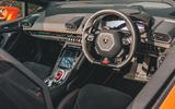 Lamborghini Huracán Spyder 2020 UK first drive review - dashboard