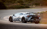 Lamborghini Huracan STO 2020 first drive review - cornering rear