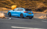 15 Ford Focus ST Edition 2021 UK FD on road rear