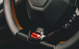 Lamborghini Huracán Spyder 2020 UK first drive review - steering wheel