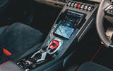 Lamborghini Huracán Spyder 2020 UK first drive review - centre console