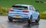 Hyundai i30 N 2020 UK first drive review - hero rear