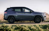 2 Jeep Compass 4xe 2021 UK first drive review side pan