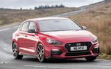 Hyundai i30 Fastback N 2019 UK first drive review - cornering front