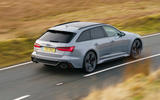 Audi RS6 2020 UK first drive review - hero rear