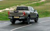 Toyota Hilux Invincible X 2020 UK first drive review - hero rear