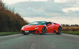 Lamborghini Huracán Spyder 2020 UK first drive review - static front