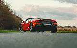Lamborghini Huracán Spyder 2020 UK first drive review - static rear